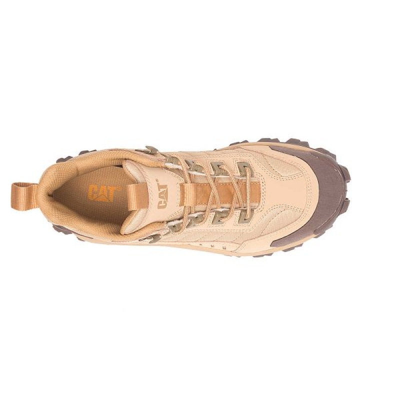 Women's Caterpillar Intruder Mid Sneakers Brown | 286139-QSJ