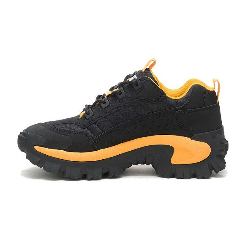 Women's Caterpillar Intruder Sneakers Black / Yellow | 490527-ZXU