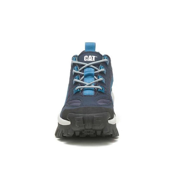 Women's Caterpillar Intruder Sneakers Blue | 974251-JYQ