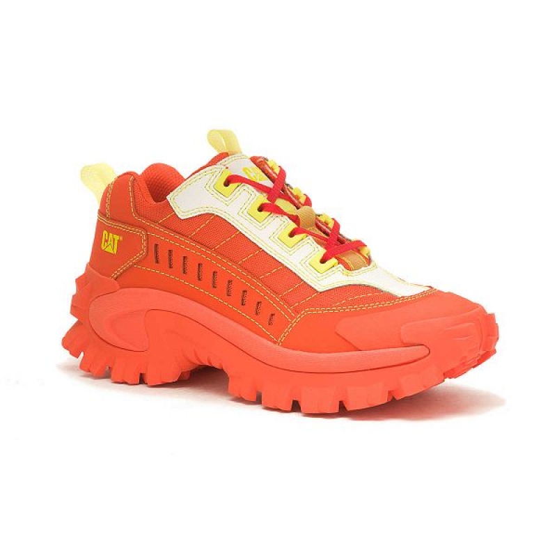 Women's Caterpillar Intruder Supercharged Sneakers Orange | 953682-FRO