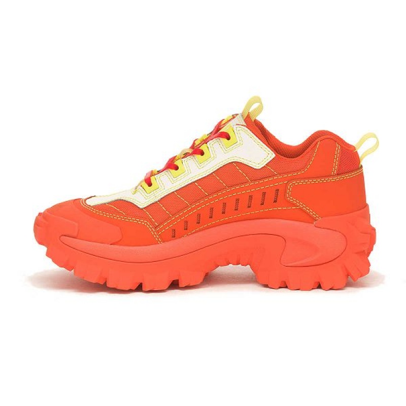 Women's Caterpillar Intruder Supercharged Sneakers Orange | 953682-FRO