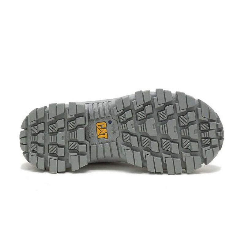 Women's Caterpillar Invader Steel Toe Work Shoes Grey | 372046-MSX