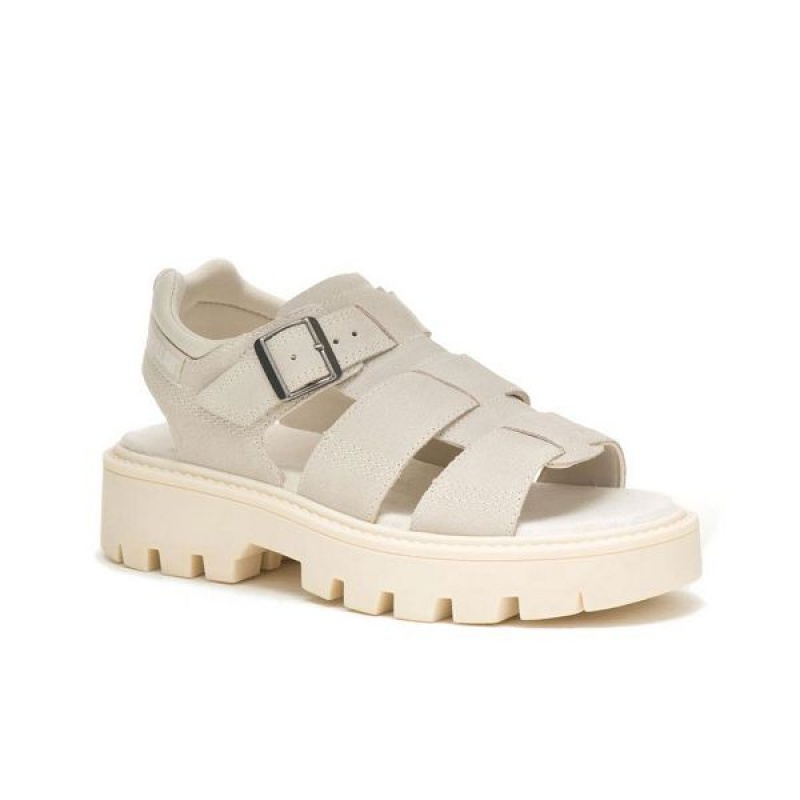 Women's Caterpillar Rigor Sandals Beige | 071849-OSU