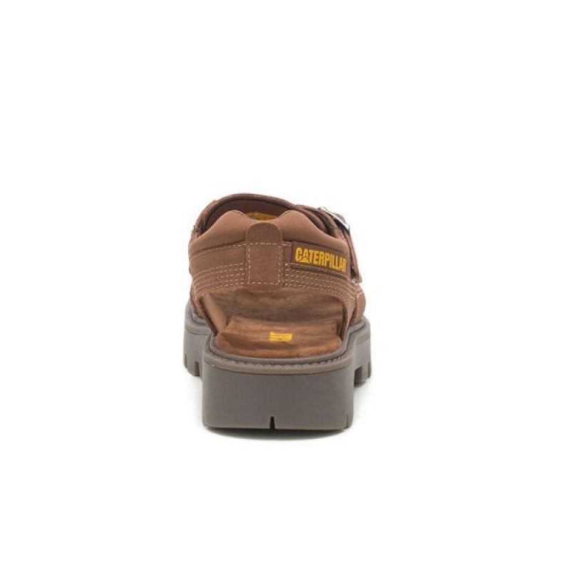 Women's Caterpillar Rigor Sandals Brown | 609548-KHD