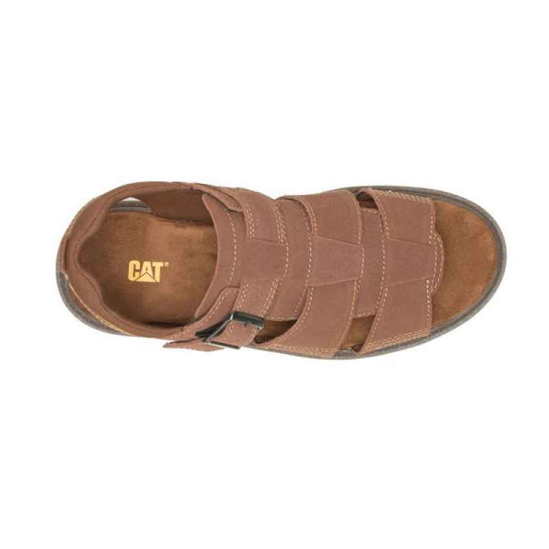 Women's Caterpillar Rigor Sandals Brown | 609548-KHD