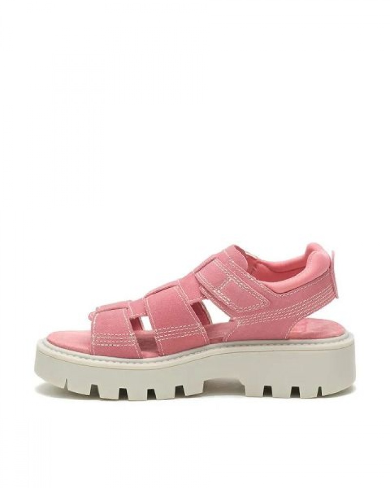 Women's Caterpillar Rigor Sandals Pink | 807361-DSP