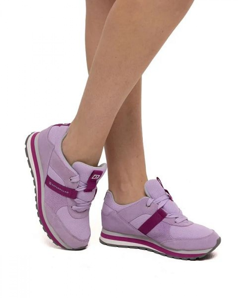 Women's Caterpillar Ventura Elevated Morada Sneakers Pink | 823415-QGP