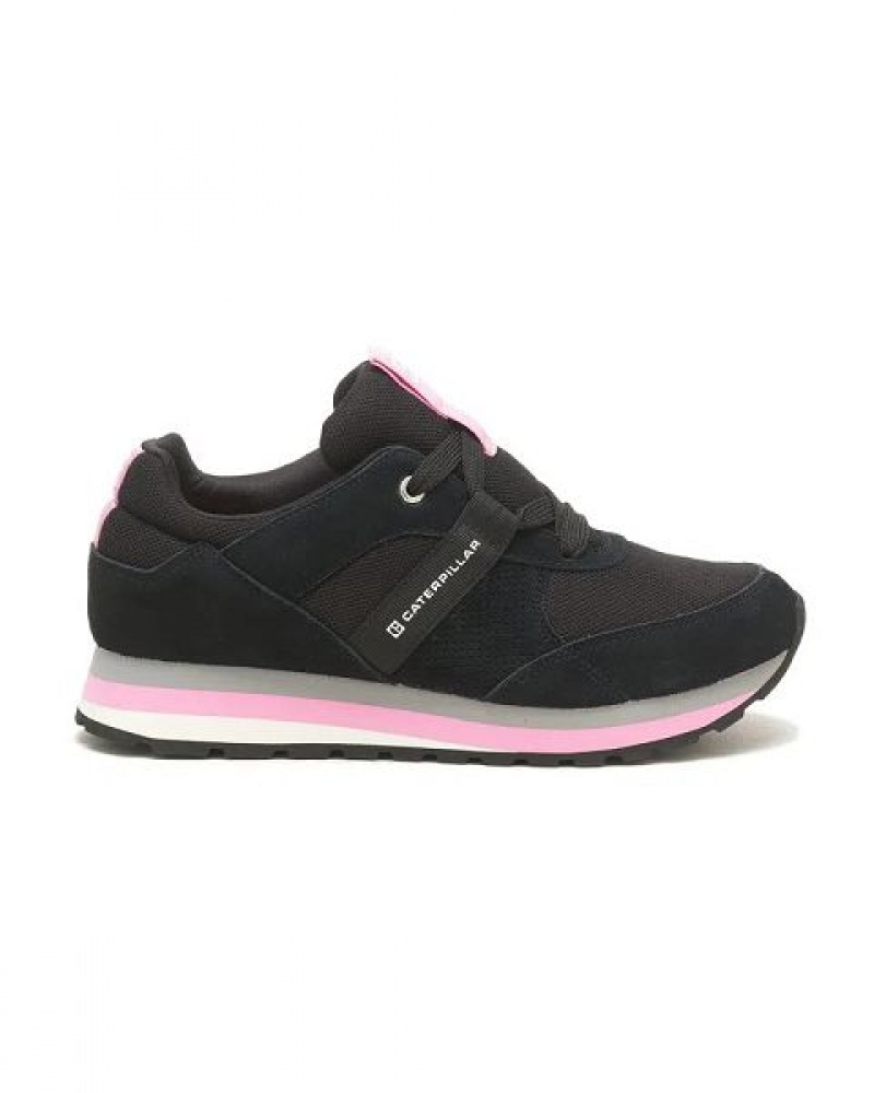 Women's Caterpillar Ventura Elevated Sneakers black / pink | 526938-INA