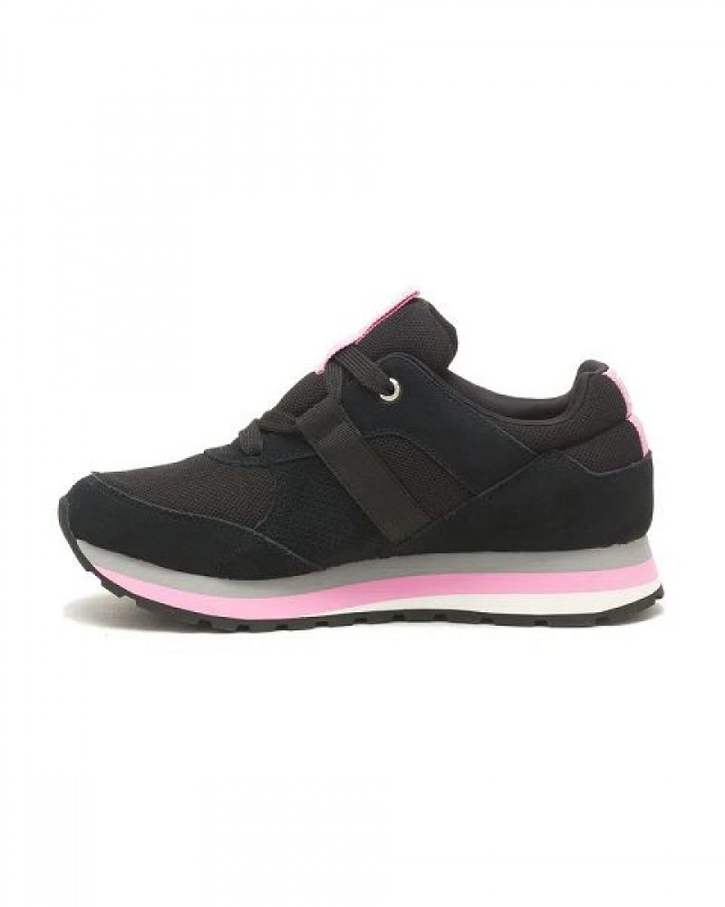 Women's Caterpillar Ventura Elevated Sneakers black / pink | 526938-INA