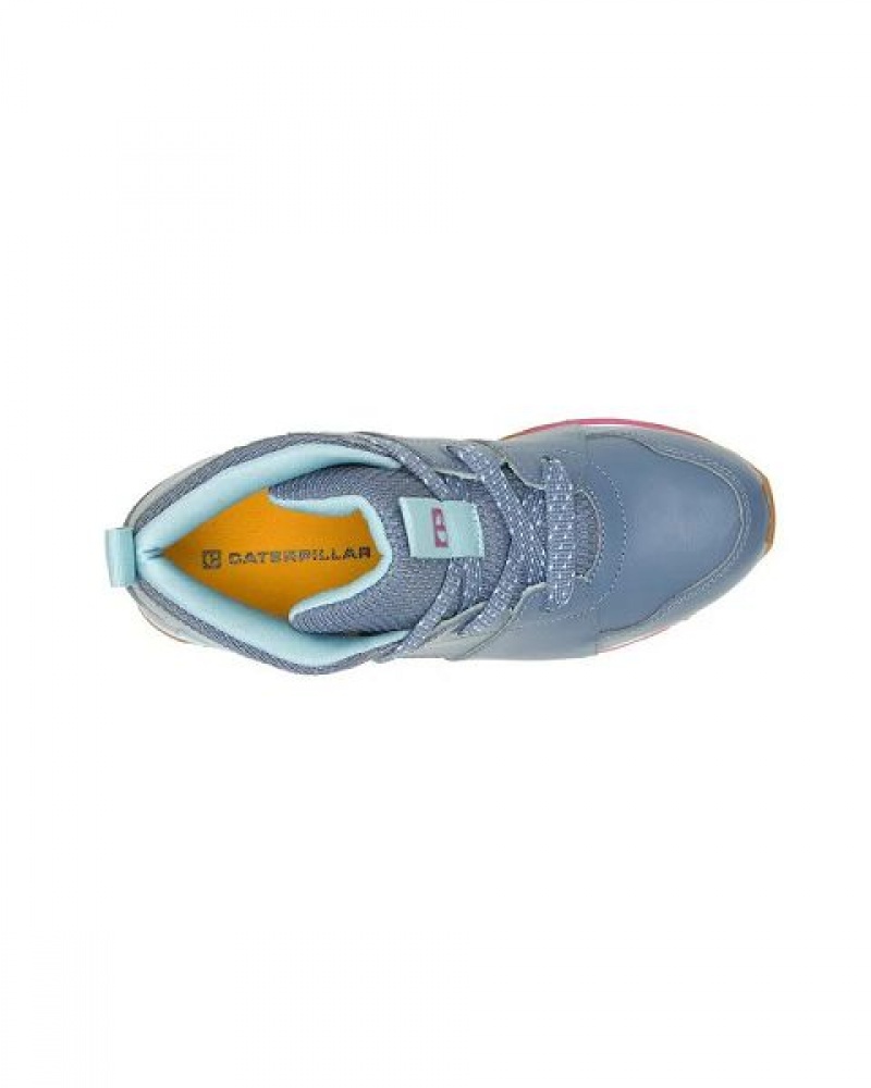 Women's Caterpillar Ventura Mid Elevated Sneakers Blue | 684170-SZM