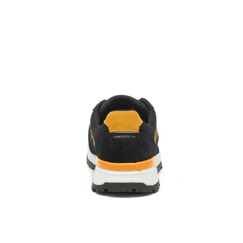 Women's Caterpillar Venward Composite Toe Work Shoes Black / Yellow | 081462-AMI