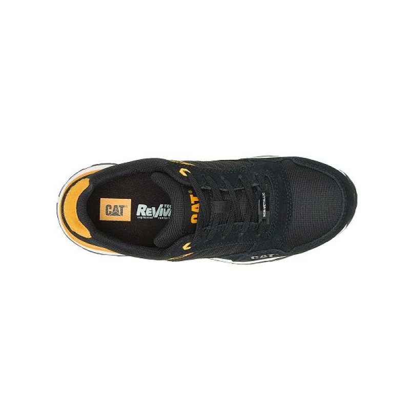 Women's Caterpillar Venward Composite Toe Work Shoes Black / Yellow | 081462-AMI